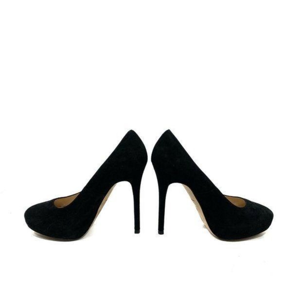 AllSaints Cigarette Concealed Suede Heels Pumps - Picture 3 of 10